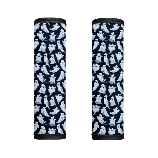 White Ghost Pattern Print Handle Covers