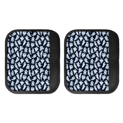 White Ghost Pattern Print Handle Covers