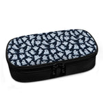 White Ghost Pattern Print Insulin Cooler Travel Case