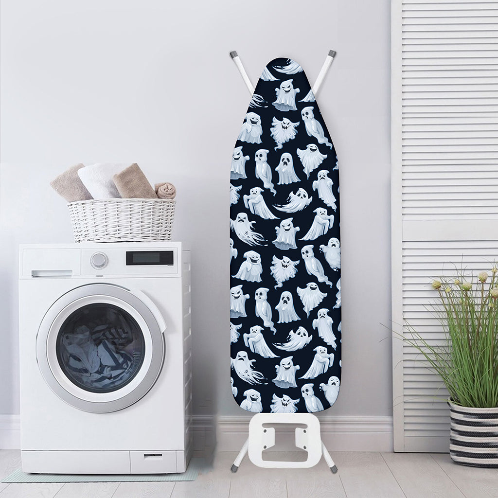 White Ghost Pattern Print Ironing Board Cover