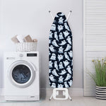 White Ghost Pattern Print Ironing Board Cover