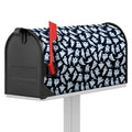 White Ghost Pattern Print Mailbox Cover