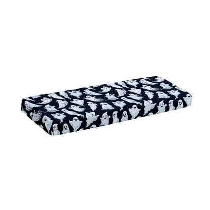 White Ghost Pattern Print Piano Keyboard Cover
