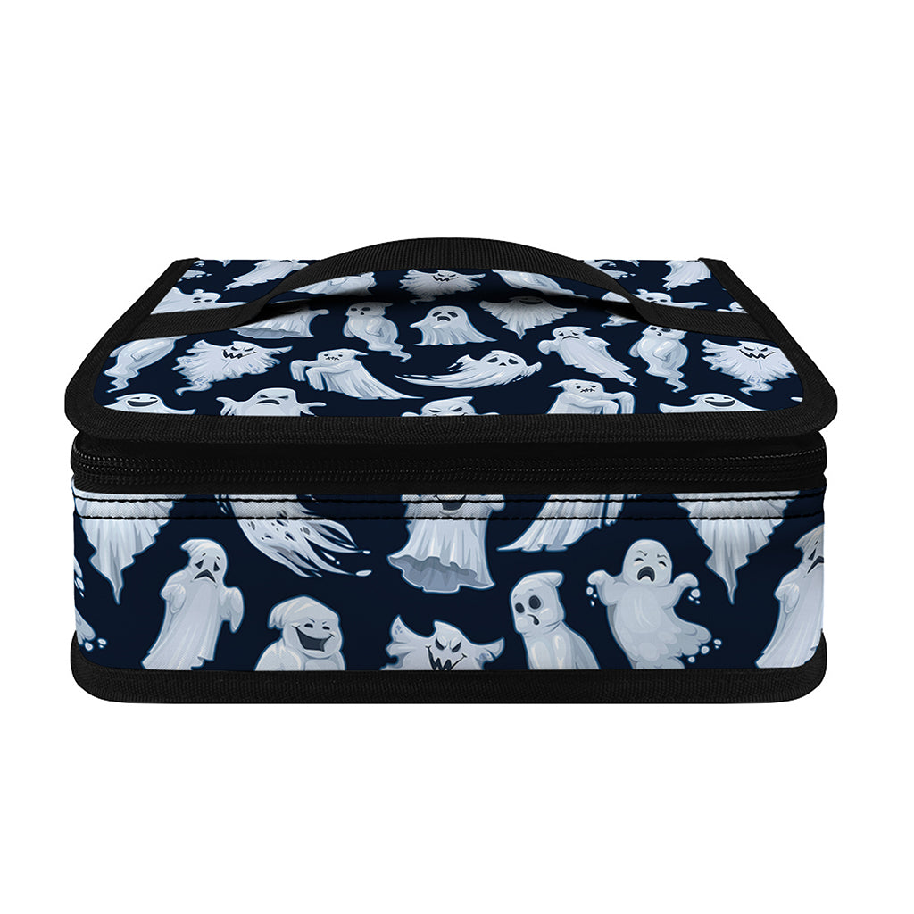 White Ghost Pattern Print Small Lunch Bag