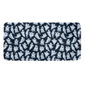 White Ghost Pattern Print Towel