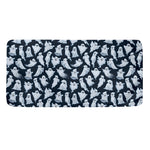 White Ghost Pattern Print Towel