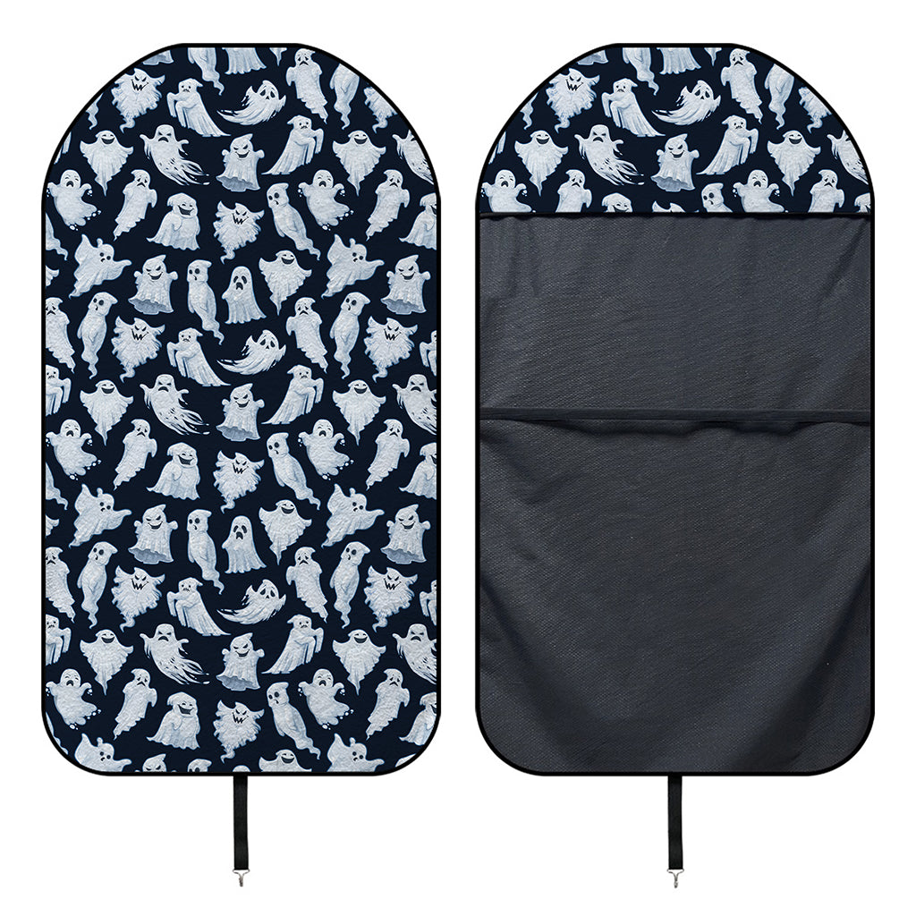 White Ghost Pattern Print Waterproof Car Seat Cover