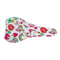 White Girly Unicorn Pattern Print Bicycle Seat Cover