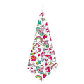 White Girly Unicorn Pattern Print Hand Towel