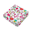 White Girly Unicorn Pattern Print Outdoor Seat Cushion Cover