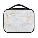 White Gold Scratch Marble Print Classic Bible Case