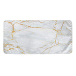 White Gold Scratch Marble Print Towel