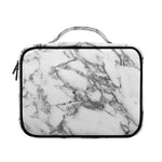 White Gray Marble Print Briefcase Bible Bag