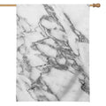White Gray Marble Print House Flag