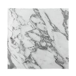 White Gray Marble Print Silk Bandana