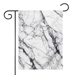 White Gray Scratch Marble Print House Flag