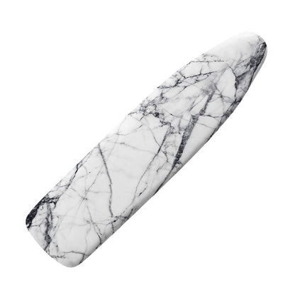 White Gray Scratch Marble Print Ironing Board Cover