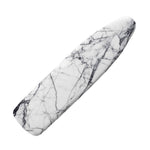 White Gray Scratch Marble Print Ironing Board Cover