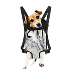 White Gray Scratch Marble Print Pet Carrier Backpack