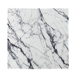 White Gray Scratch Marble Print Silk Bandana