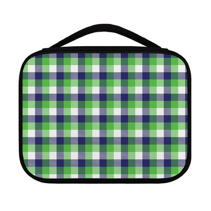 White Green And Blue Buffalo Plaid Print Classic Bible Case