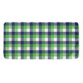 White Green And Blue Buffalo Plaid Print Towel