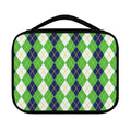White Green And Navy Argyle Print Classic Bible Case
