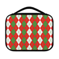 White Green And Red Argyle Pattern Print Classic Bible Case