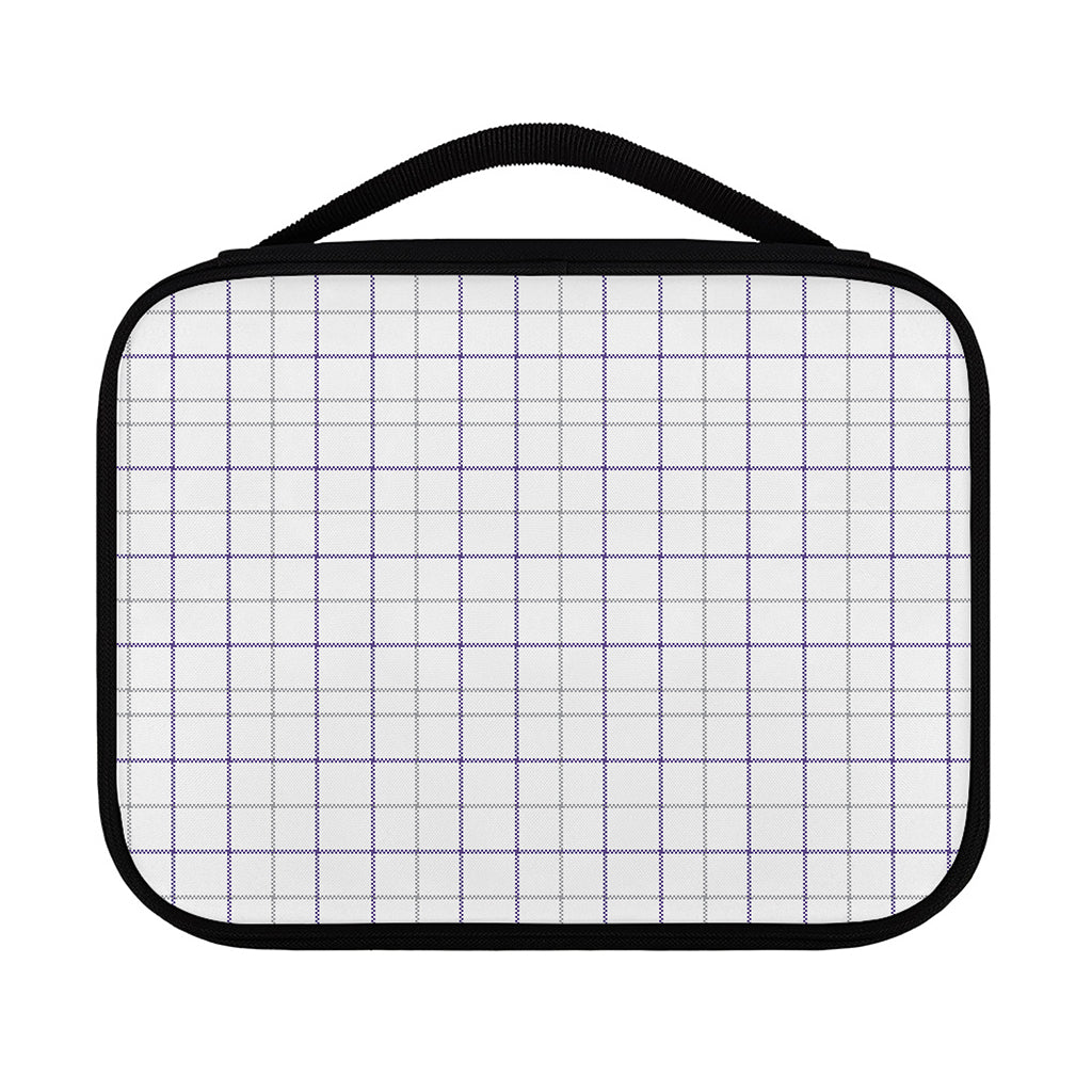 White Grey And Purple Tattersall Print Classic Bible Case
