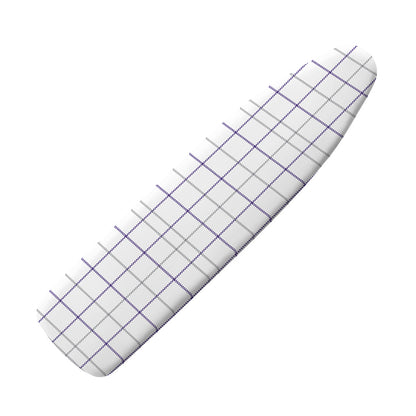 White Grey And Purple Tattersall Print Ironing Board Cover