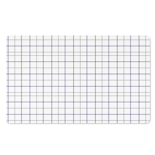 White Grey And Purple Tattersall Print Polyester Doormat