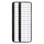 White Grey And Purple Tattersall Print Refrigerator Handle Covers