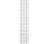 White Grey And Purple Tattersall Print Table Runner