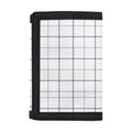 White Grey And Purple Tattersall Print Trifold Wallet