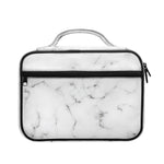 White Grey Smoke Marble Print Briefcase Bible Bag