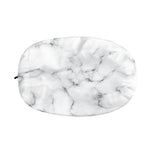 White Grey Smoke Marble Print Car Side Mirror Covers