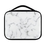 White Grey Smoke Marble Print Classic Bible Case