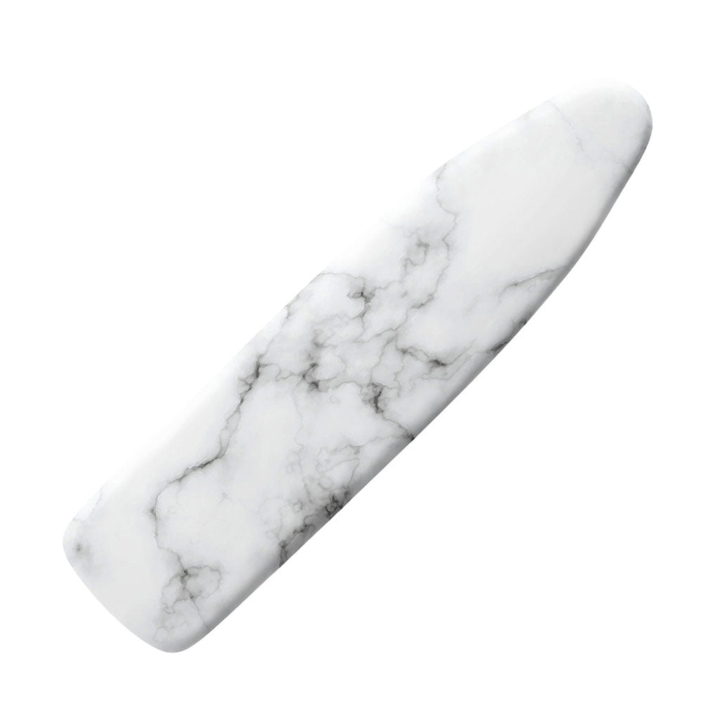 White Grey Smoke Marble Print Ironing Board Cover