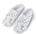 White Grey Smoke Marble Print Mesh Casual Shoes