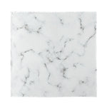 White Grey Smoke Marble Print Silk Bandana