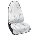 White Grey Smoke Marble Print Waterproof Car Seat Cover