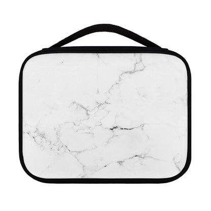 White Grunge Marble Print Classic Bible Case
