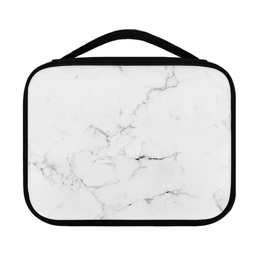 White Grunge Marble Print Classic Bible Case