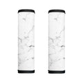 White Grunge Marble Print Handle Covers