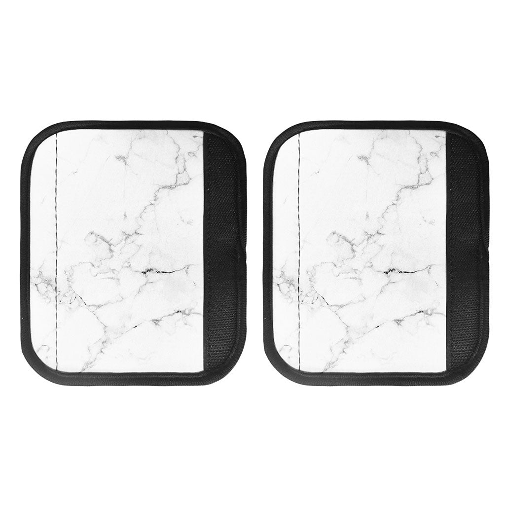 White Grunge Marble Print Handle Covers