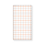 White Halloween Tattersall Pattern Print Baby Crib Sheet