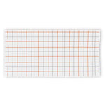 White Halloween Tattersall Pattern Print Beach Towel