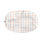 White Halloween Tattersall Pattern Print Car Side Mirror Covers