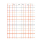 White Halloween Tattersall Pattern Print Curtain