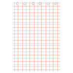 White Halloween Tattersall Pattern Print Curtain